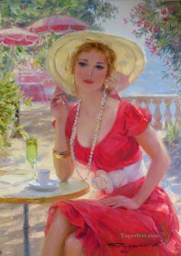 Women Painting - Beautiful Girl KR 040 Impressionist